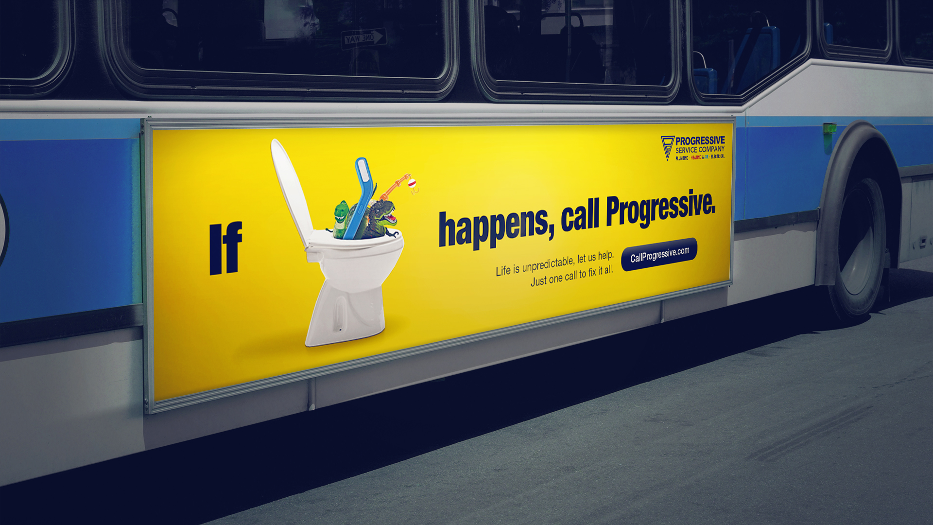 progressive service company logo